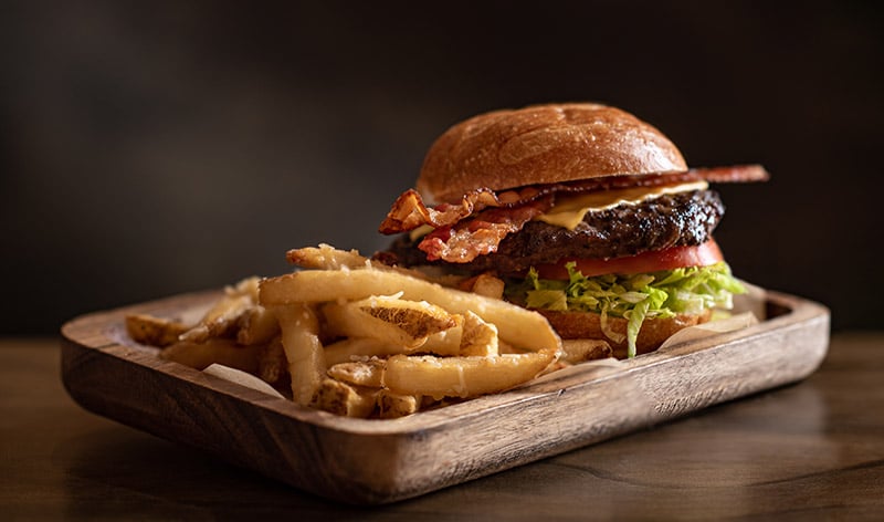 Burger and Fries