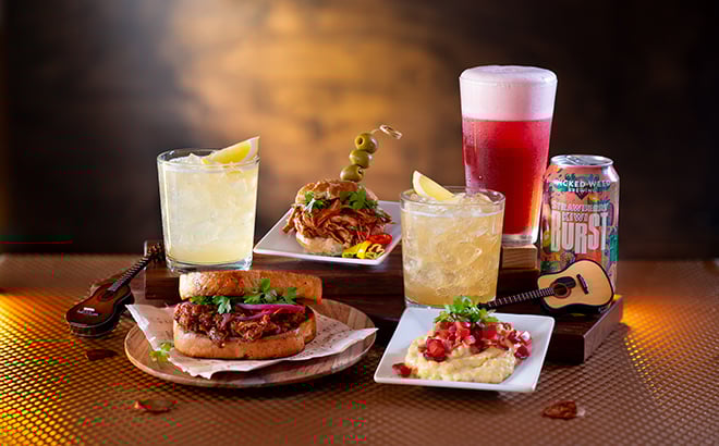 Samples available during Seaworld Bands Brew and BBQ event