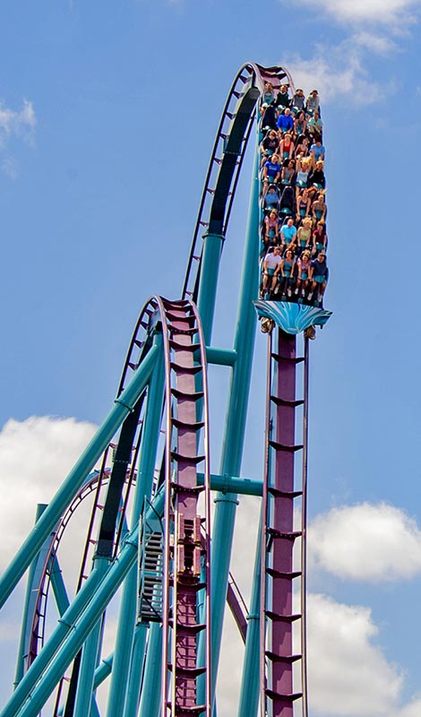 Mako roller coaster at SeaWorld Orlando