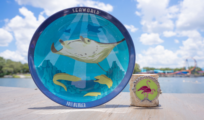 Pass Member exclusive Plate and Pin.