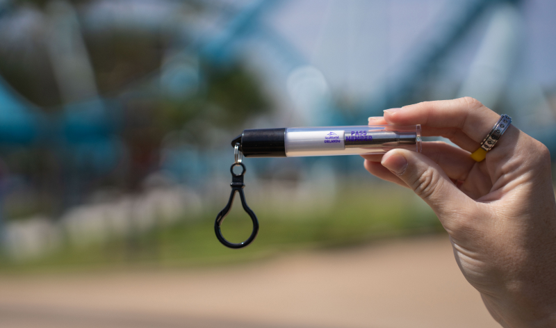 SeaWorld Orlando exclusive pass member straw. 