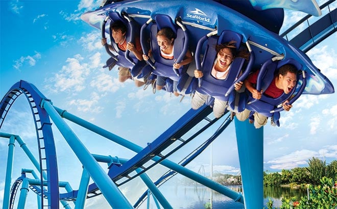 Manta Roller Coaster at SeaWorld Orlando