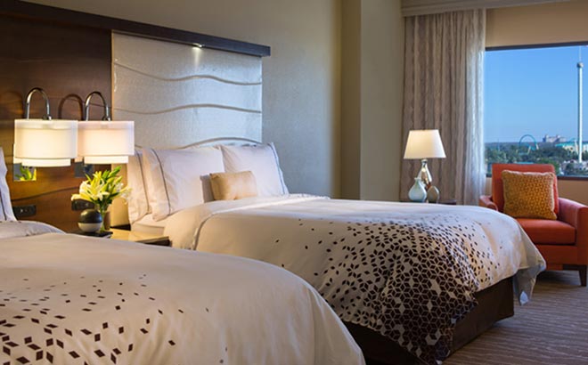 Interior room of an Official Hotel near SeaWorld Orlando