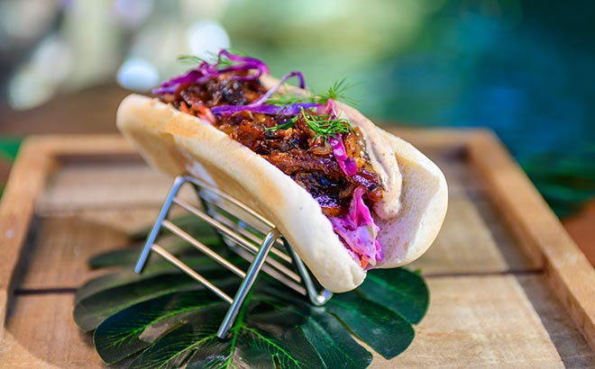 Jack Fruit Sloppy Joe available during SeaWorld Seven Seas Food Festival