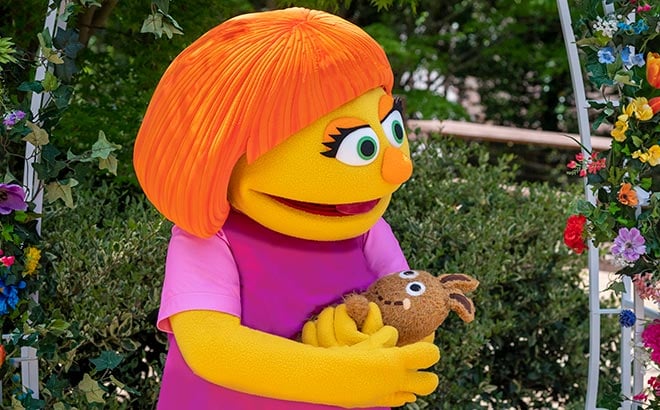 Julia from Sesame Street