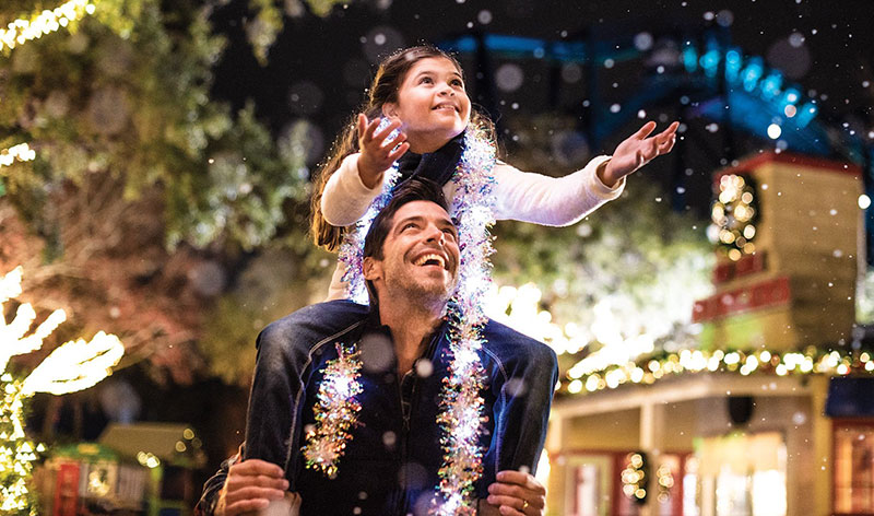 Snowfall at SeaWorld Christmas Celebration
