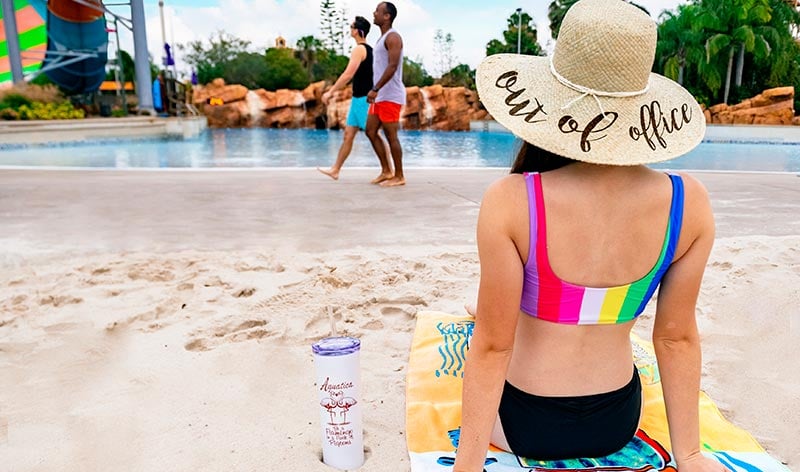 Aquatica Orlando beach