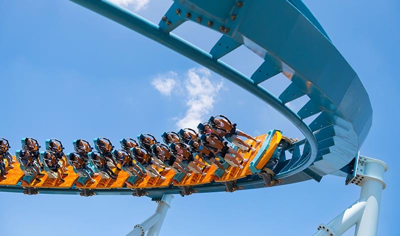 Pipeline The Surf Coaster at SeaWorld Orlando