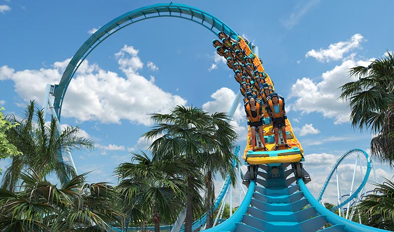 Pipeline The Surf Coaster at SeaWorld Orlando