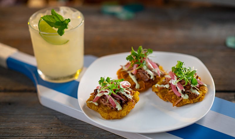 Food and beverage sample at SeaWorld Seven Seas Festival