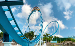 Pipeline Roller Coaster at SeaWorld Orlando